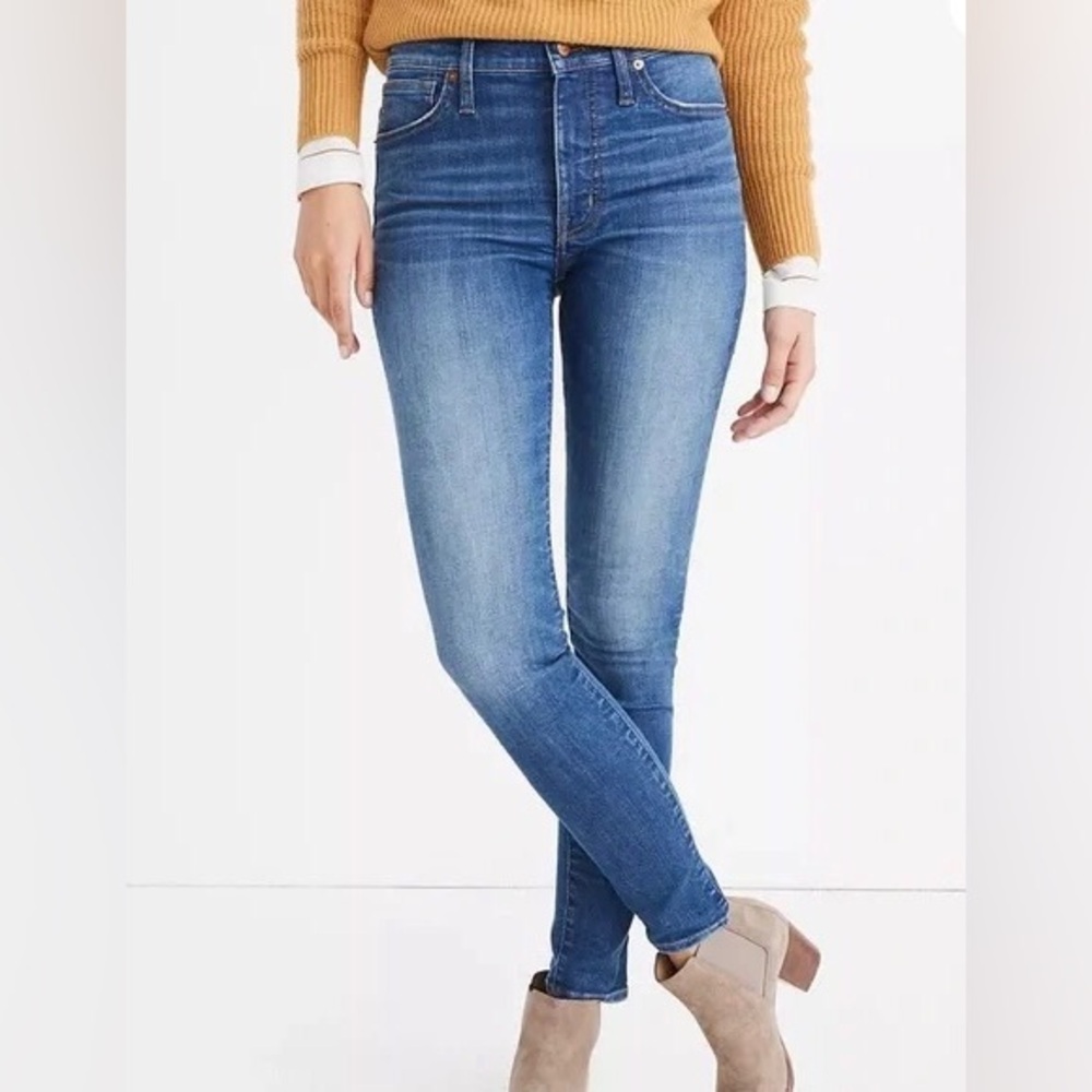 Madewell Blue Skinny Jeans